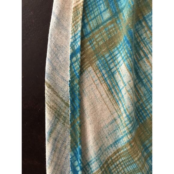 Anthropologie Sparrow Revolution Draped Crosshatch Plaid Cardigan - Size Small - Picture 11 of 12